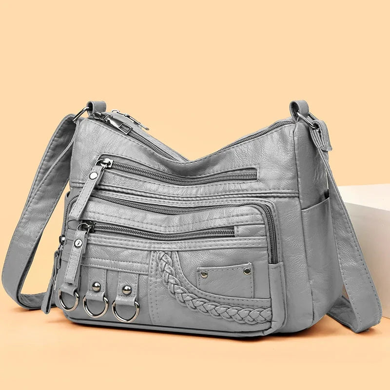 2024 New Ladies Soft Leather Bags High Quality Purses And Handbags Famous Designer Crossbody Shoulder Bag For Women SSacs à main
