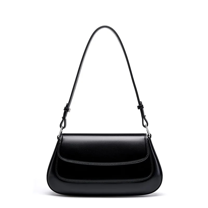 100% Genuine Leather Women Shoulder Bag Korean style Ladies Luxury Cow Leather Crosssbody armpit Bag handbag For Street Shopping