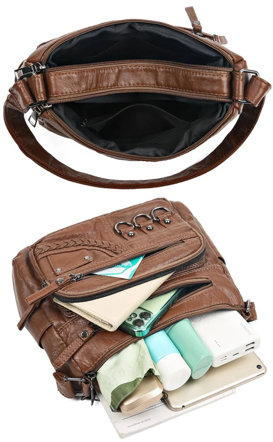 2024 New Ladies Soft Leather Bags High Quality Purses And Handbags Famous Designer Crossbody Shoulder Bag For Women SSacs à main