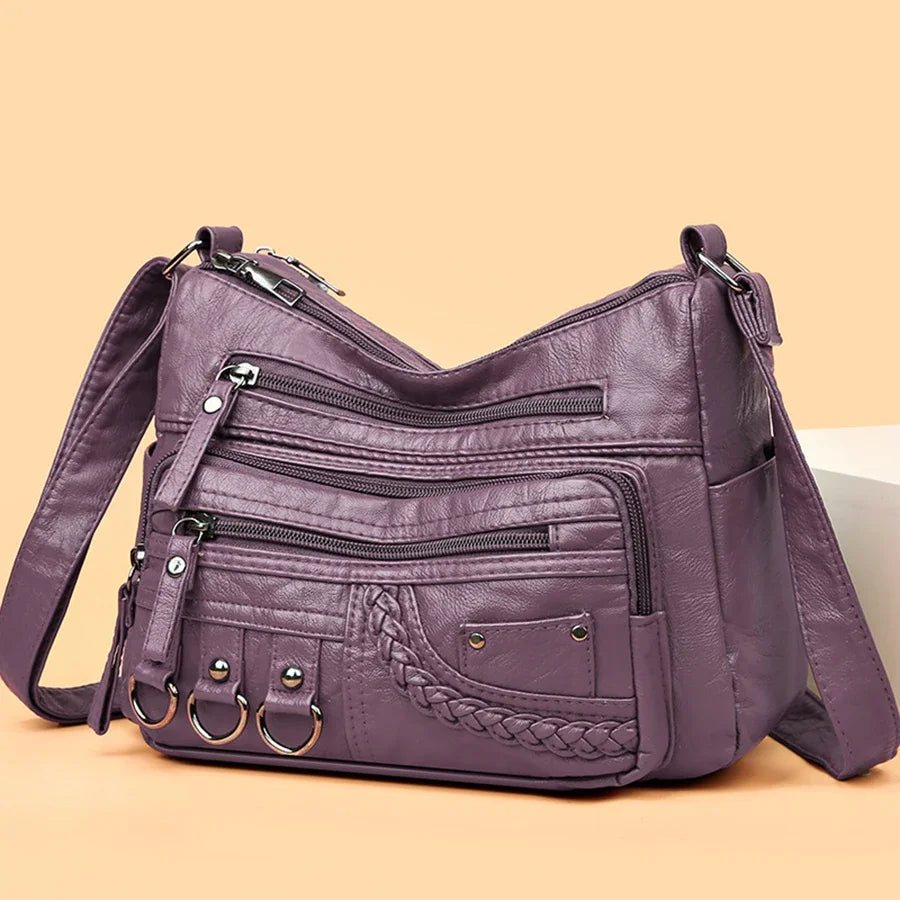 2024 New Ladies Soft Leather Bags High Quality Purses And Handbags Famous Designer Crossbody Shoulder Bag For Women SSacs à main