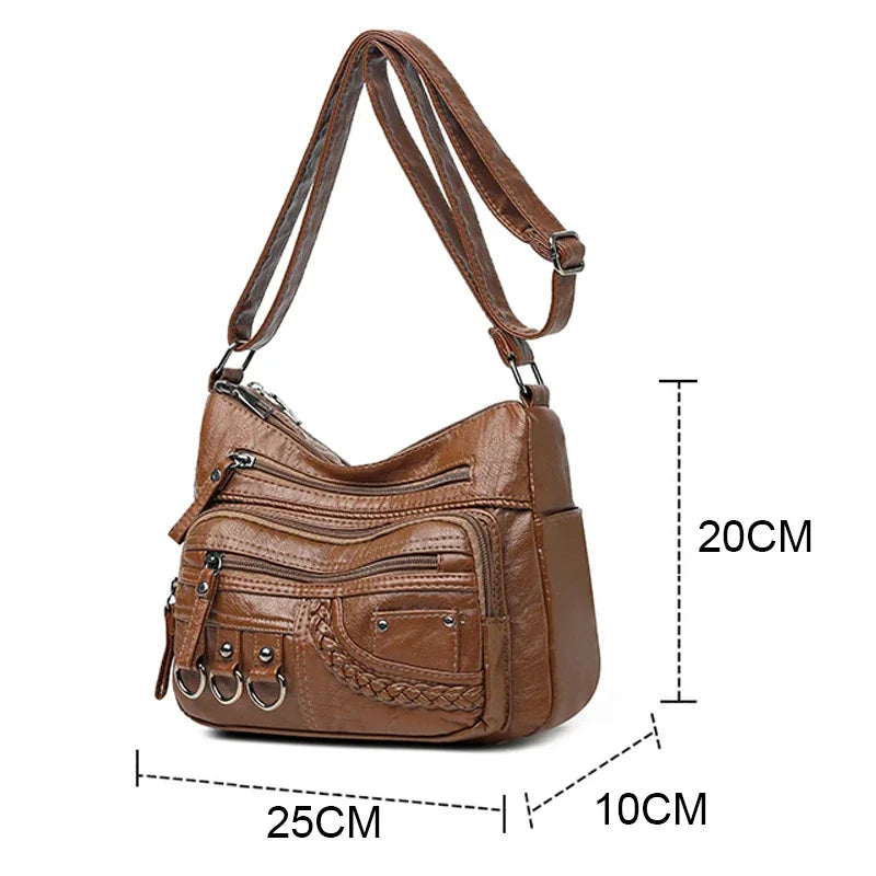 2024 New Ladies Soft Leather Bags High Quality Purses And Handbags Famous Designer Crossbody Shoulder Bag For Women SSacs à main