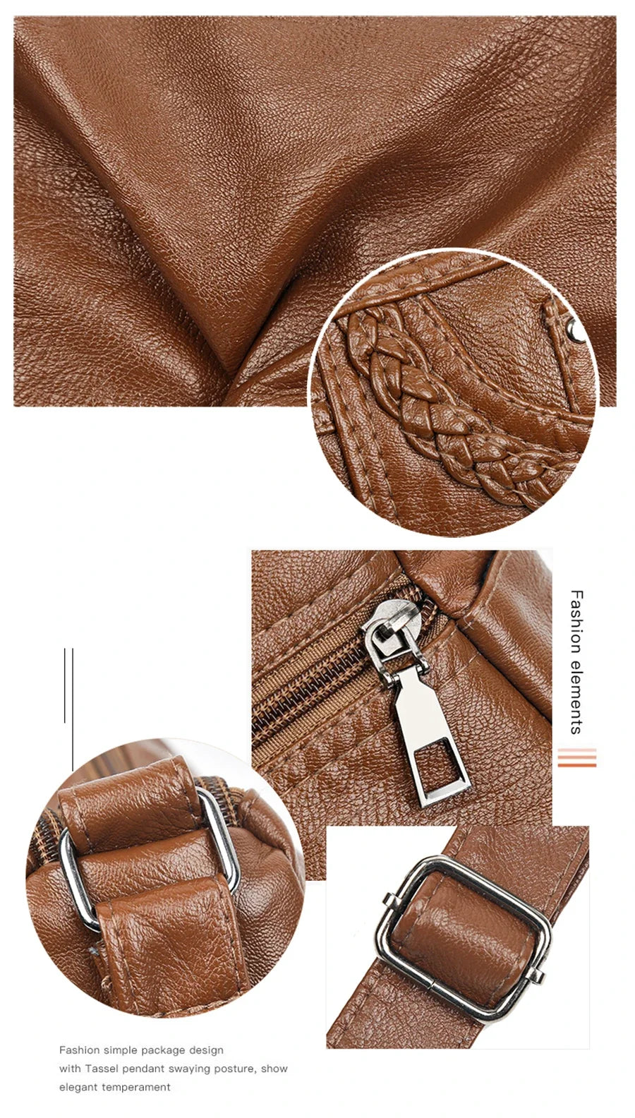 2024 New Ladies Soft Leather Bags High Quality Purses And Handbags Famous Designer Crossbody Shoulder Bag For Women SSacs à main