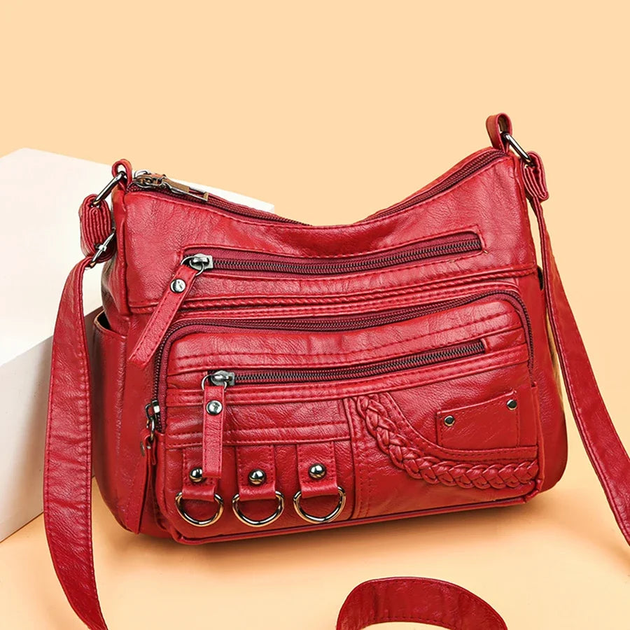 2024 New Ladies Soft Leather Bags High Quality Purses And Handbags Famous Designer Crossbody Shoulder Bag For Women SSacs à main