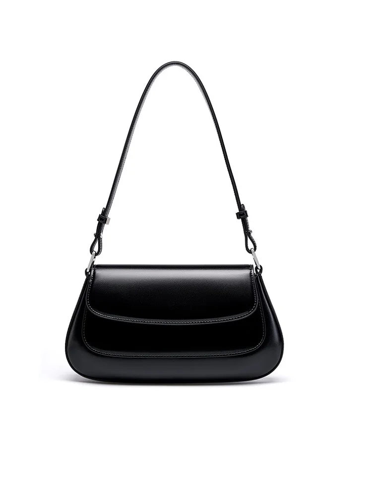 100% Genuine Leather Women Shoulder Bag Korean style Ladies Luxury Cow Leather Crosssbody armpit Bag handbag For Street Shopping