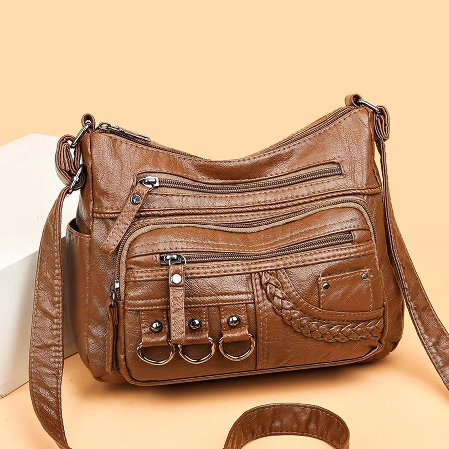 2024 New Ladies Soft Leather Bags High Quality Purses And Handbags Famous Designer Crossbody Shoulder Bag For Women SSacs à main