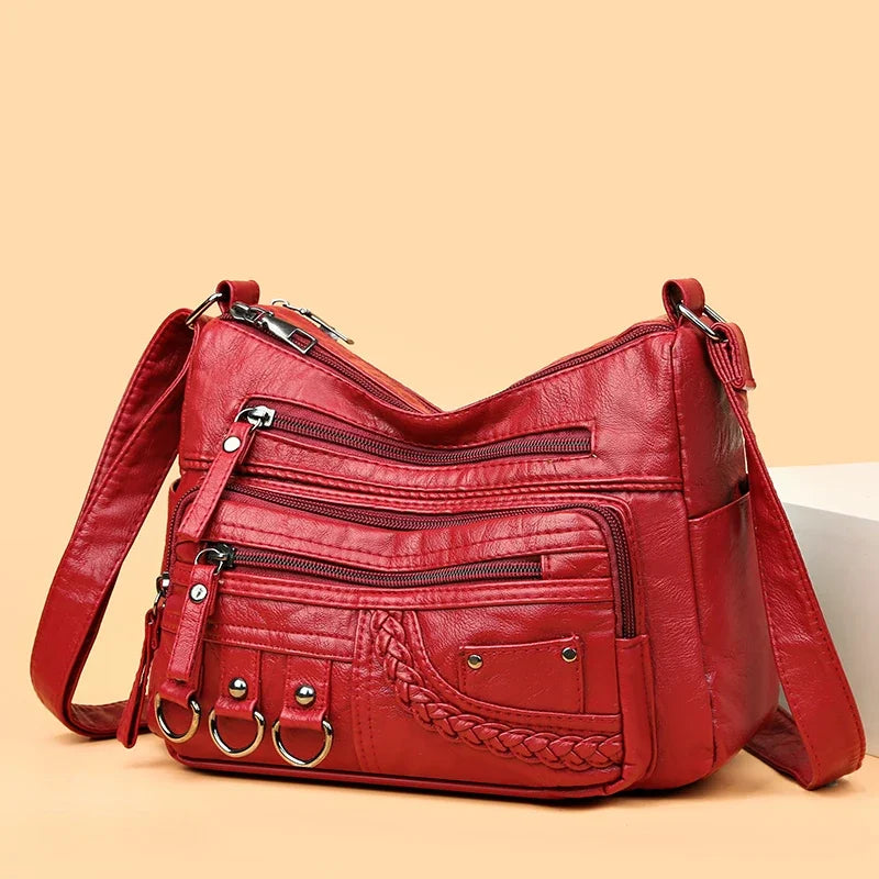 2024 New Ladies Soft Leather Bags High Quality Purses And Handbags Famous Designer Crossbody Shoulder Bag For Women SSacs à main
