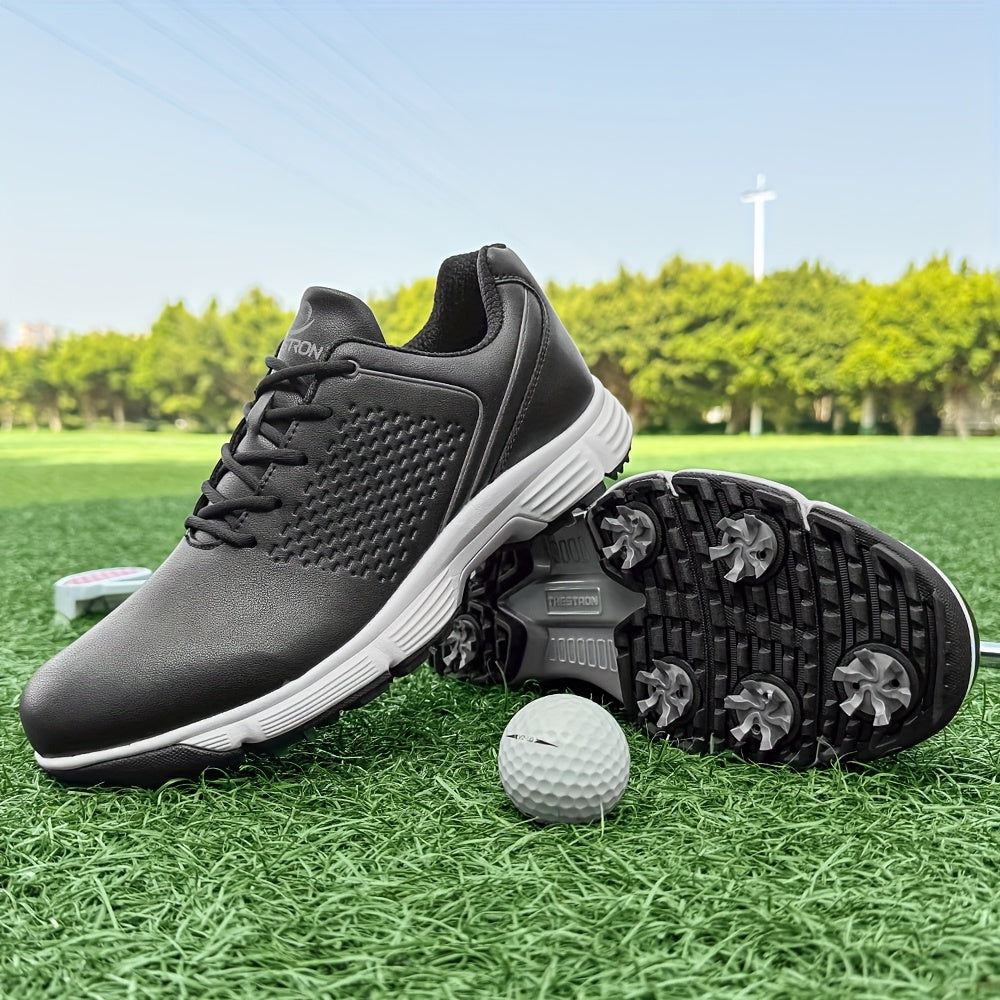 Sneakers, Men's Golf Shoes Outdoor Sports Leisure Lightweight Golf Shoes for Men Non-Slip Big Size 7-15 Comfortable Fashion Professional Golf Sport Training Shoes