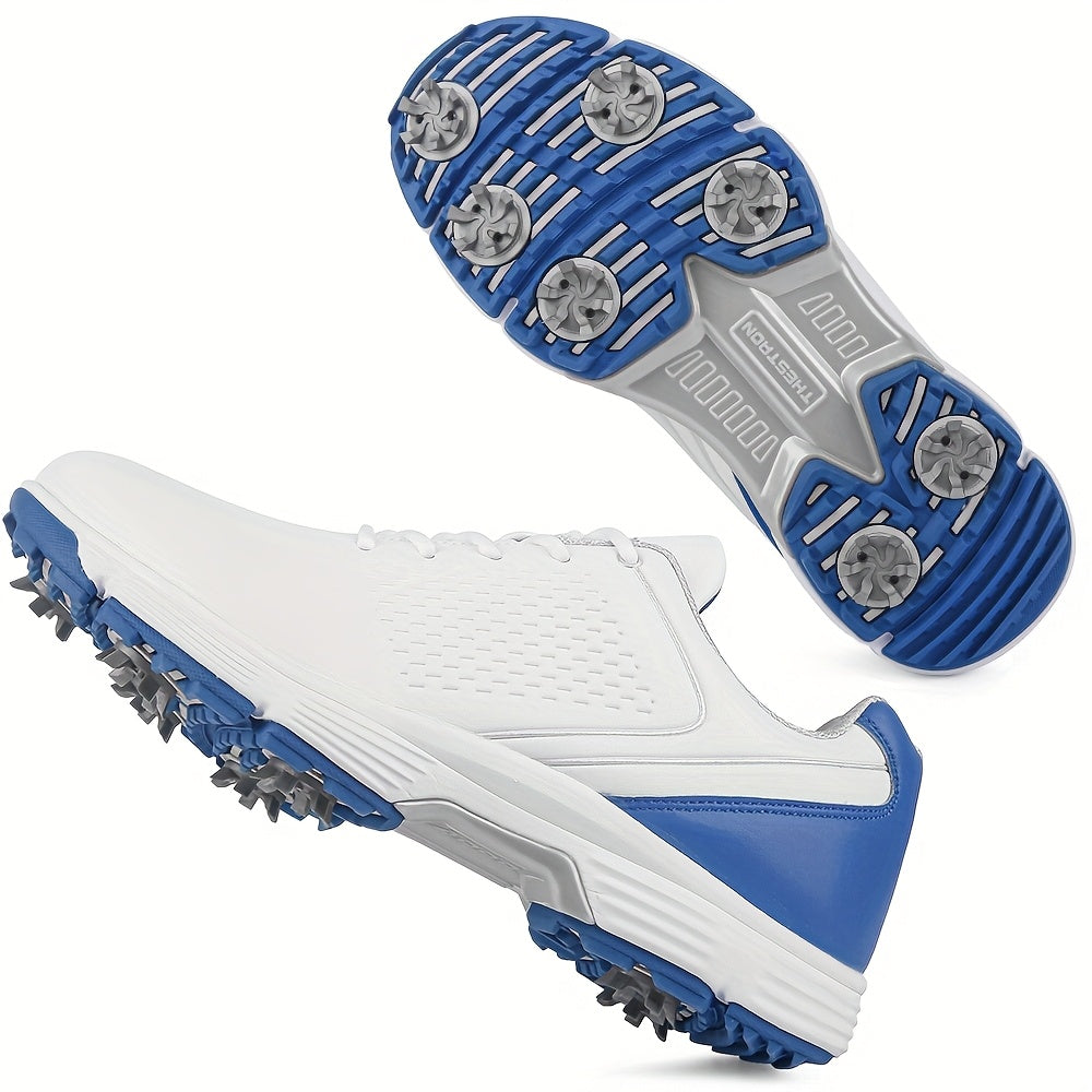 Sneakers, Men's Golf Shoes Outdoor Sports Leisure Lightweight Golf Shoes for Men Non-Slip Big Size 7-15 Comfortable Fashion Professional Golf Sport Training Shoes