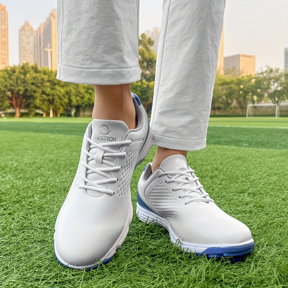 Sneakers, Men's Golf Shoes Outdoor Sports Leisure Lightweight Golf Shoes for Men Non-Slip Big Size 7-15 Comfortable Fashion Professional Golf Sport Training Shoes