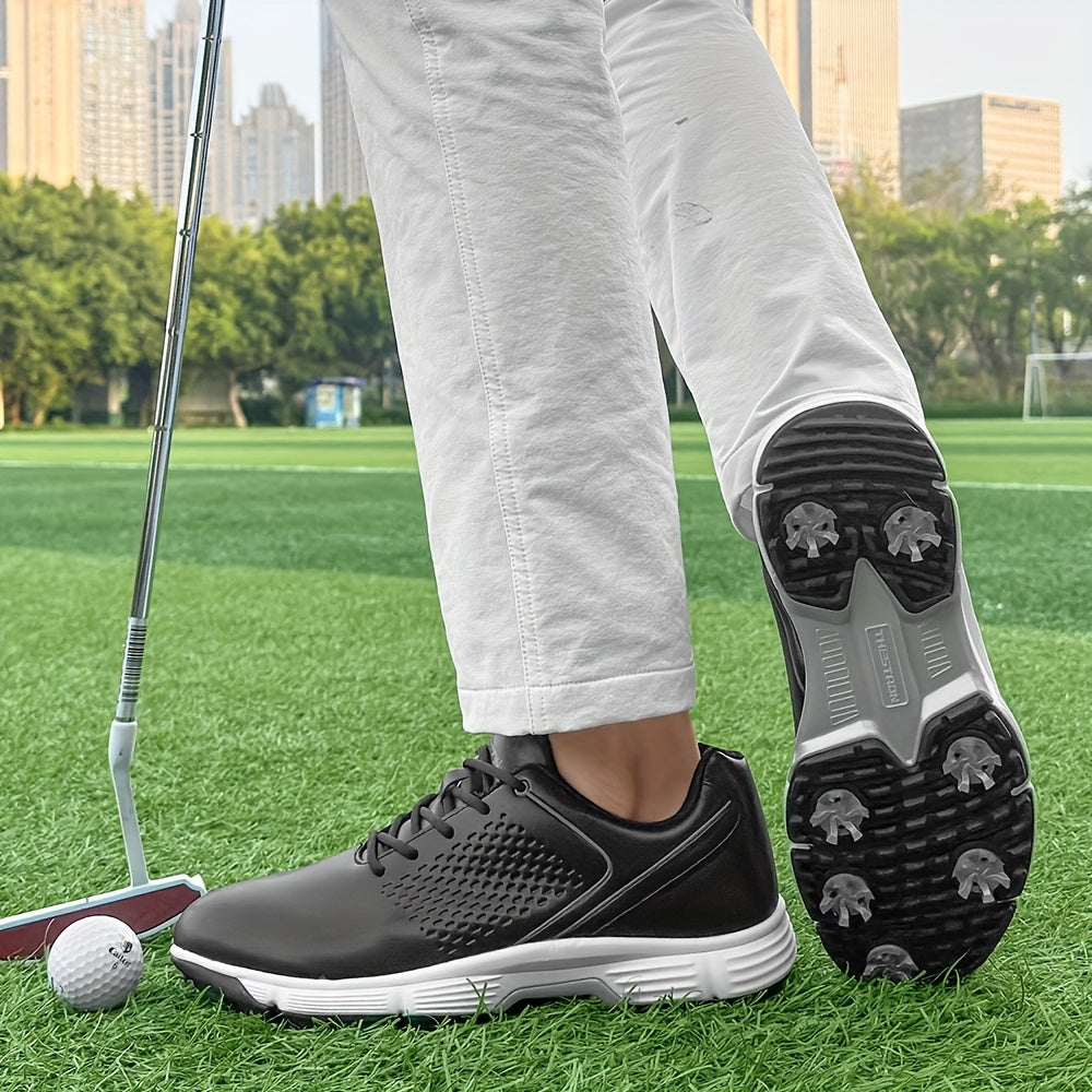 Sneakers, Men's Golf Shoes Outdoor Sports Leisure Lightweight Golf Shoes for Men Non-Slip Big Size 7-15 Comfortable Fashion Professional Golf Sport Training Shoes