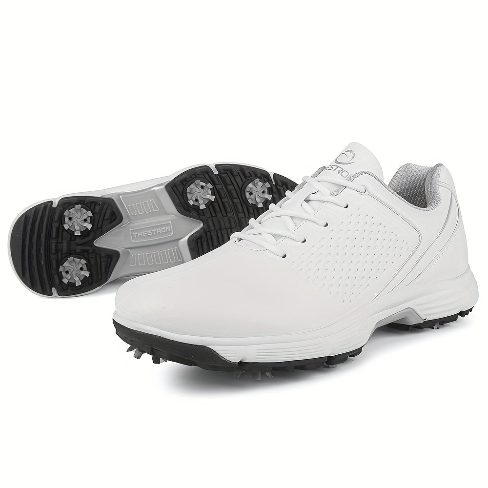 Sneakers, Men's Golf Shoes Outdoor Sports Leisure Lightweight Golf Shoes for Men Non-Slip Big Size 7-15 Comfortable Fashion Professional Golf Sport Training Shoes