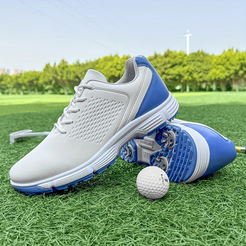 Sneakers, Men's Golf Shoes Outdoor Sports Leisure Lightweight Golf Shoes for Men Non-Slip Big Size 7-15 Comfortable Fashion Professional Golf Sport Training Shoes