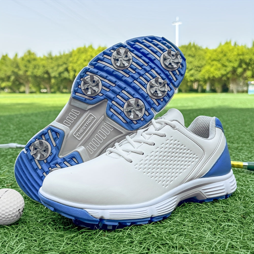 Sneakers, Men's Golf Shoes Outdoor Sports Leisure Lightweight Golf Shoes for Men Non-Slip Big Size 7-15 Comfortable Fashion Professional Golf Sport Training Shoes