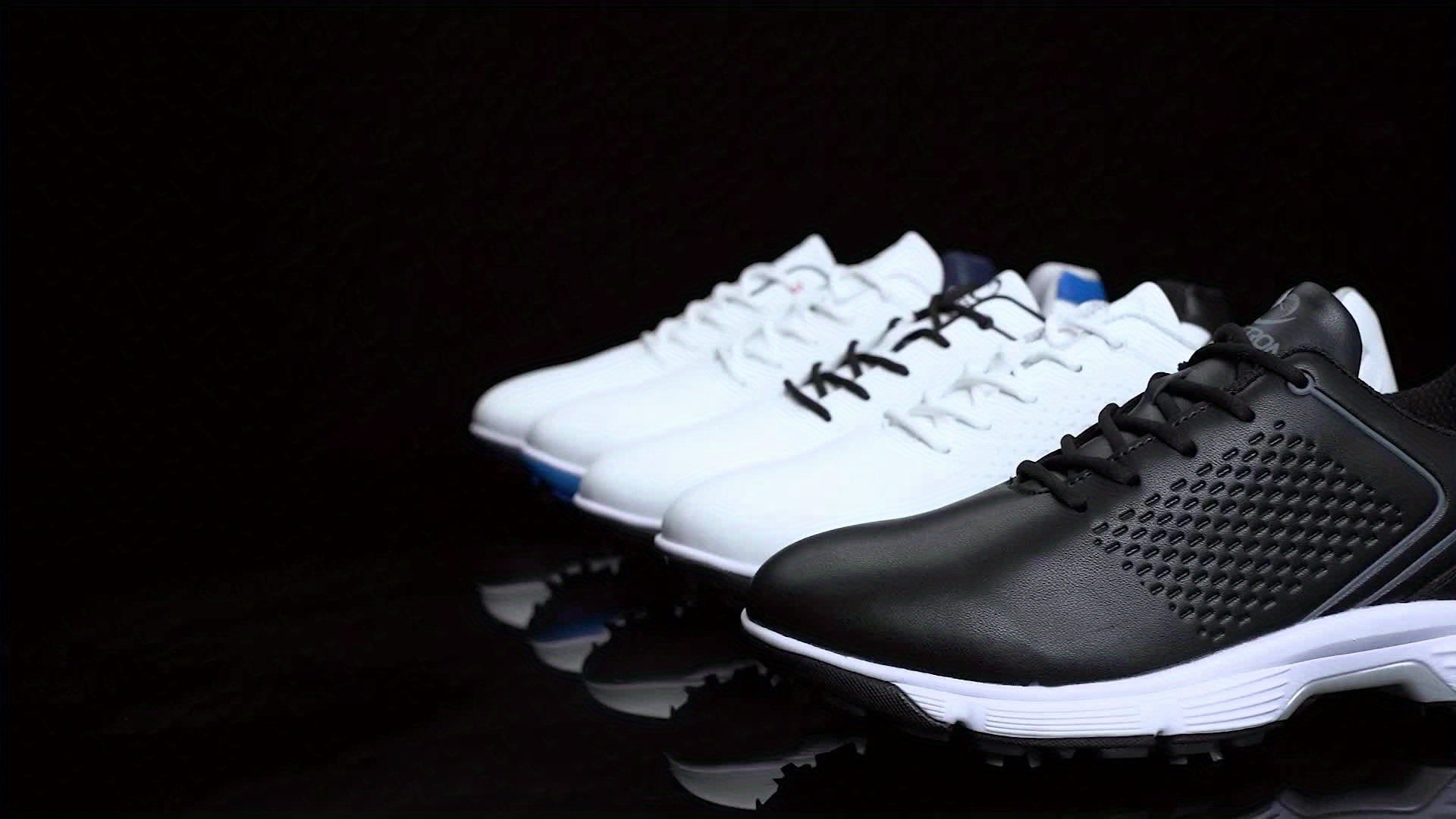 Sneakers, Men's Golf Shoes Outdoor Sports Leisure Lightweight Golf Shoes for Men Non-Slip Big Size 7-15 Comfortable Fashion Professional Golf Sport Training Shoes