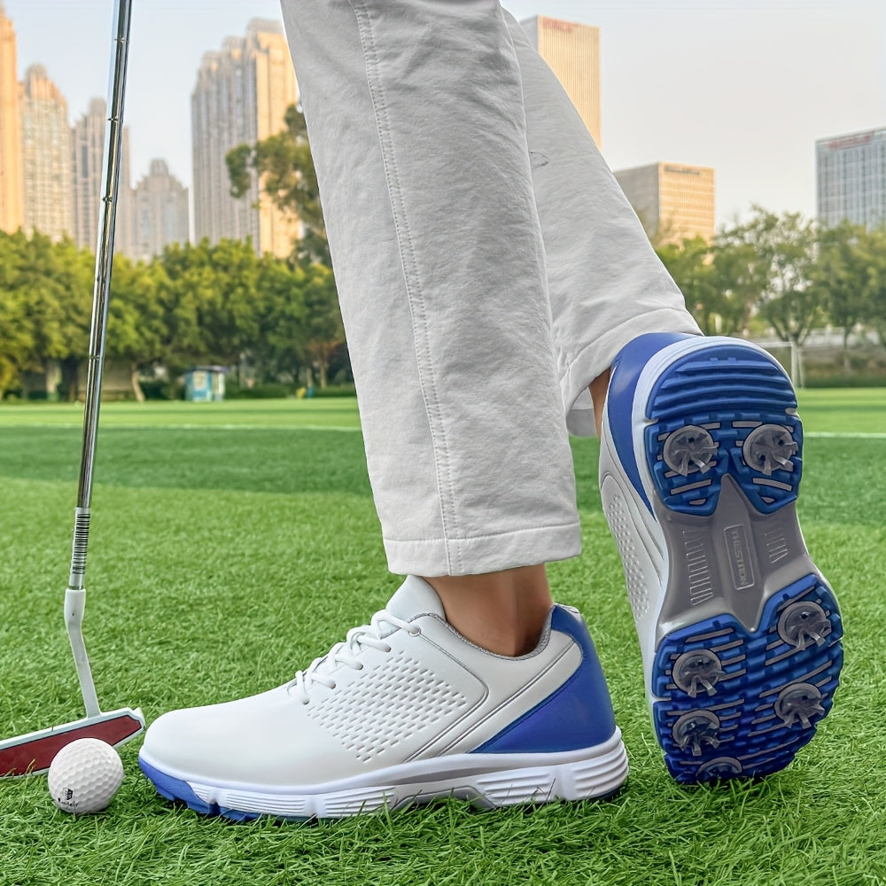 Sneakers, Men's Golf Shoes Outdoor Sports Leisure Lightweight Golf Shoes for Men Non-Slip Big Size 7-15 Comfortable Fashion Professional Golf Sport Training Shoes