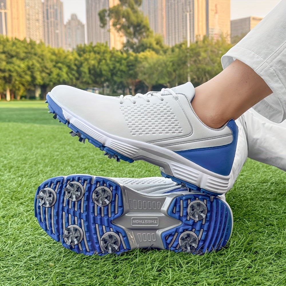 Sneakers, Men's Golf Shoes Outdoor Sports Leisure Lightweight Golf Shoes for Men Non-Slip Big Size 7-15 Comfortable Fashion Professional Golf Sport Training Shoes