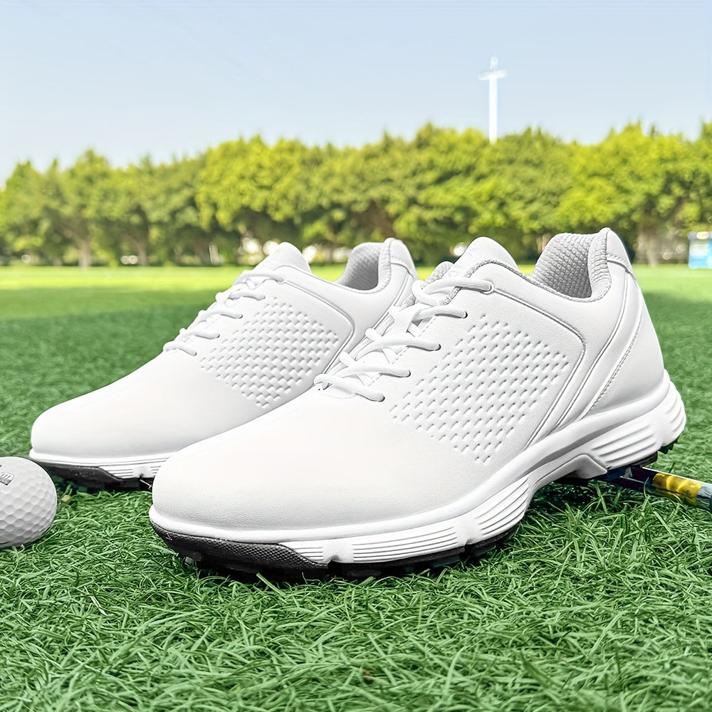 Sneakers, Men's Golf Shoes Outdoor Sports Leisure Lightweight Golf Shoes for Men Non-Slip Big Size 7-15 Comfortable Fashion Professional Golf Sport Training Shoes
