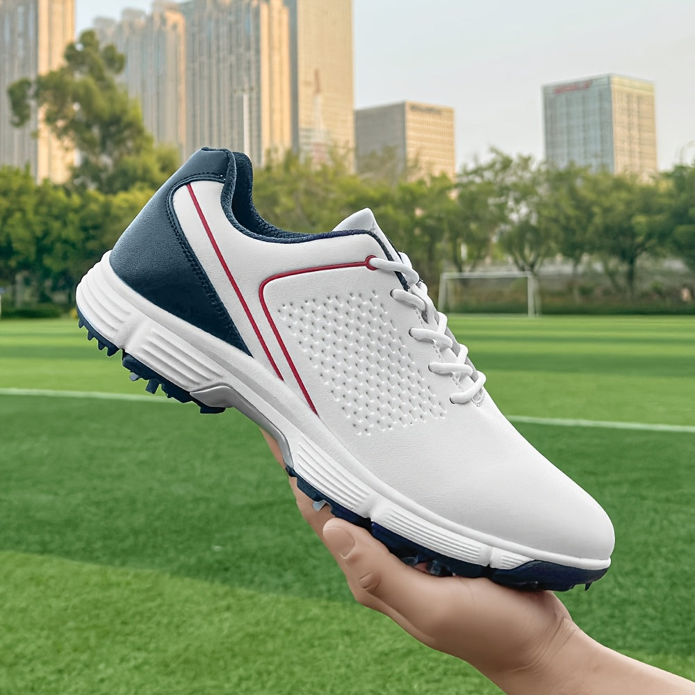 Sneakers, Men's Golf Shoes Outdoor Sports Leisure Lightweight Golf Shoes for Men Non-Slip Big Size 7-15 Comfortable Fashion Professional Golf Sport Training Shoes