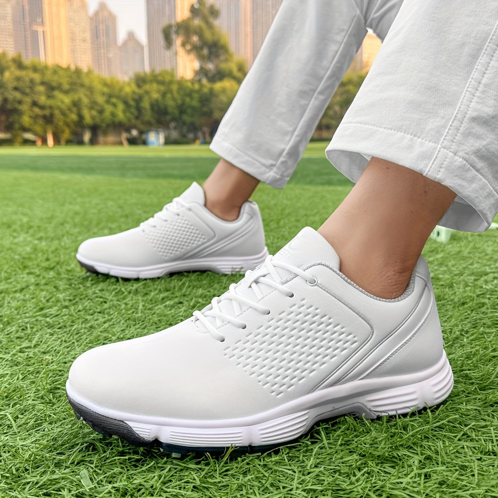 Sneakers, Men's Golf Shoes Outdoor Sports Leisure Lightweight Golf Shoes for Men Non-Slip Big Size 7-15 Comfortable Fashion Professional Golf Sport Training Shoes