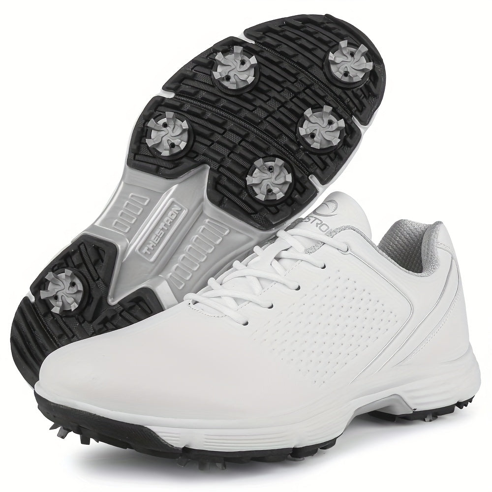 Sneakers, Men's Golf Shoes Outdoor Sports Leisure Lightweight Golf Shoes for Men Non-Slip Big Size 7-15 Comfortable Fashion Professional Golf Sport Training Shoes