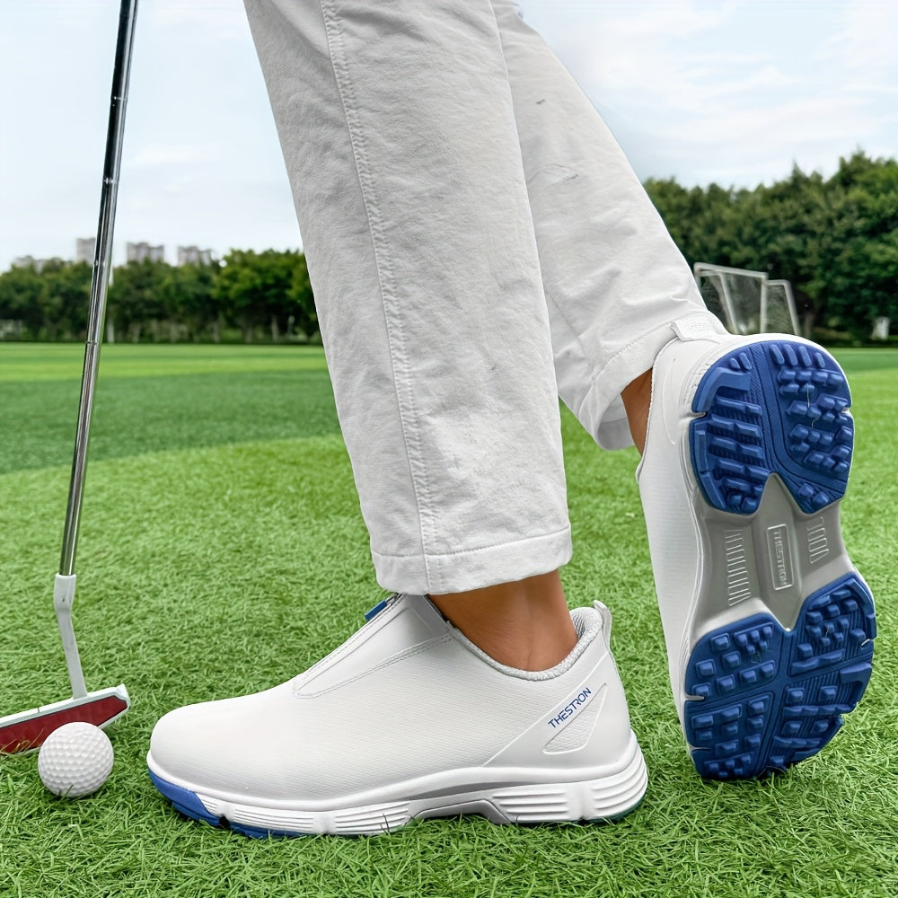 Sneakers, Men's Golf Shoes Outdoor Sports Leisure Lightweight Golf Shoes for Men Non-Slip Big Size 7-15 Comfortable Fashion Professional Golf Sport Training Shoes