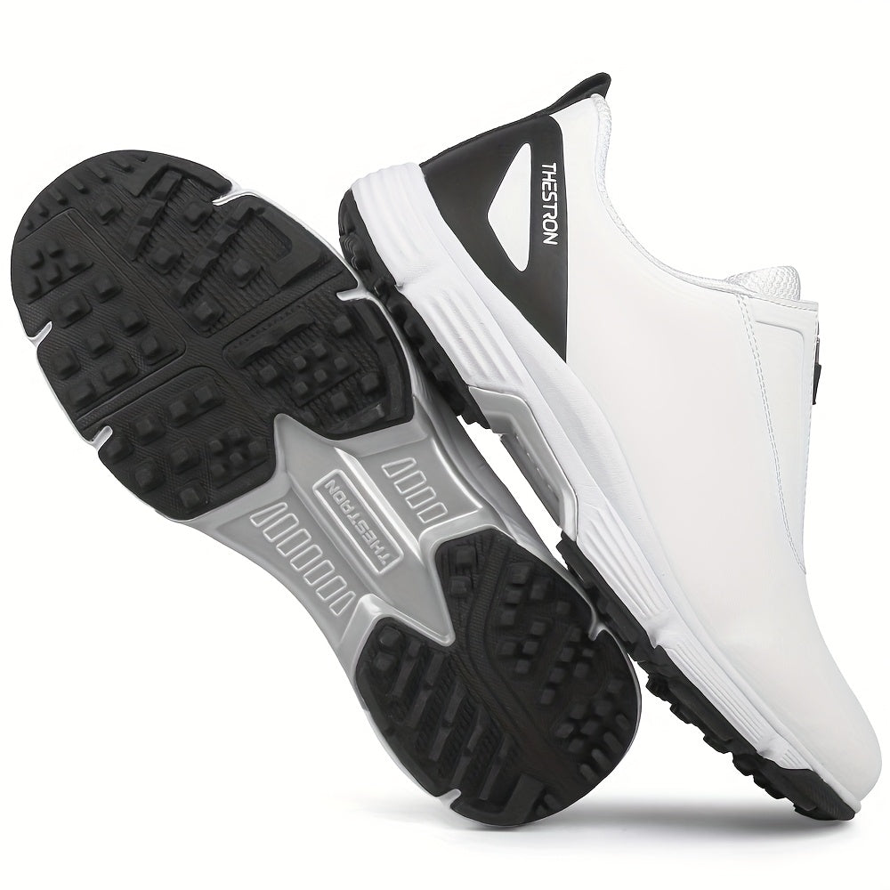 Sneakers, Men's Golf Shoes Outdoor Sports Leisure Lightweight Golf Shoes for Men Non-Slip Big Size 7-15 Comfortable Fashion Professional Golf Sport Training Shoes