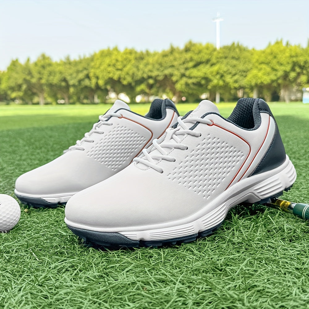 Sneakers, Men's Golf Shoes Outdoor Sports Leisure Lightweight Golf Shoes for Men Non-Slip Big Size 7-15 Comfortable Fashion Professional Golf Sport Training Shoes