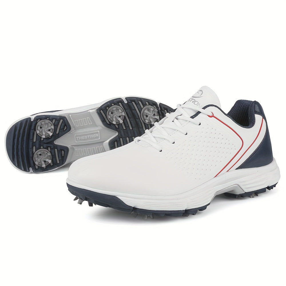 Sneakers, Men's Golf Shoes Outdoor Sports Leisure Lightweight Golf Shoes for Men Non-Slip Big Size 7-15 Comfortable Fashion Professional Golf Sport Training Shoes