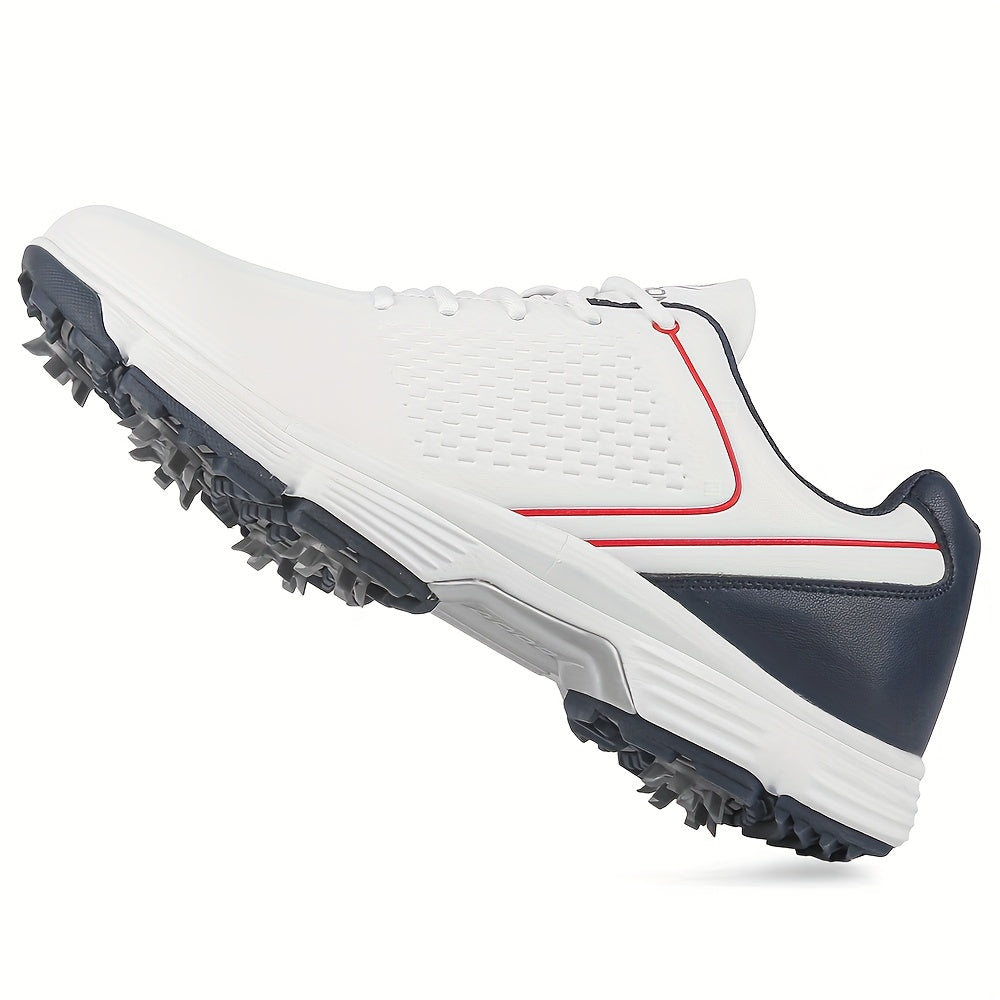 Sneakers, Men's Golf Shoes Outdoor Sports Leisure Lightweight Golf Shoes for Men Non-Slip Big Size 7-15 Comfortable Fashion Professional Golf Sport Training Shoes