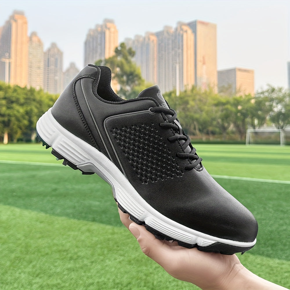 Sneakers, Men's Golf Shoes Outdoor Sports Leisure Lightweight Golf Shoes for Men Non-Slip Big Size 7-15 Comfortable Fashion Professional Golf Sport Training Shoes