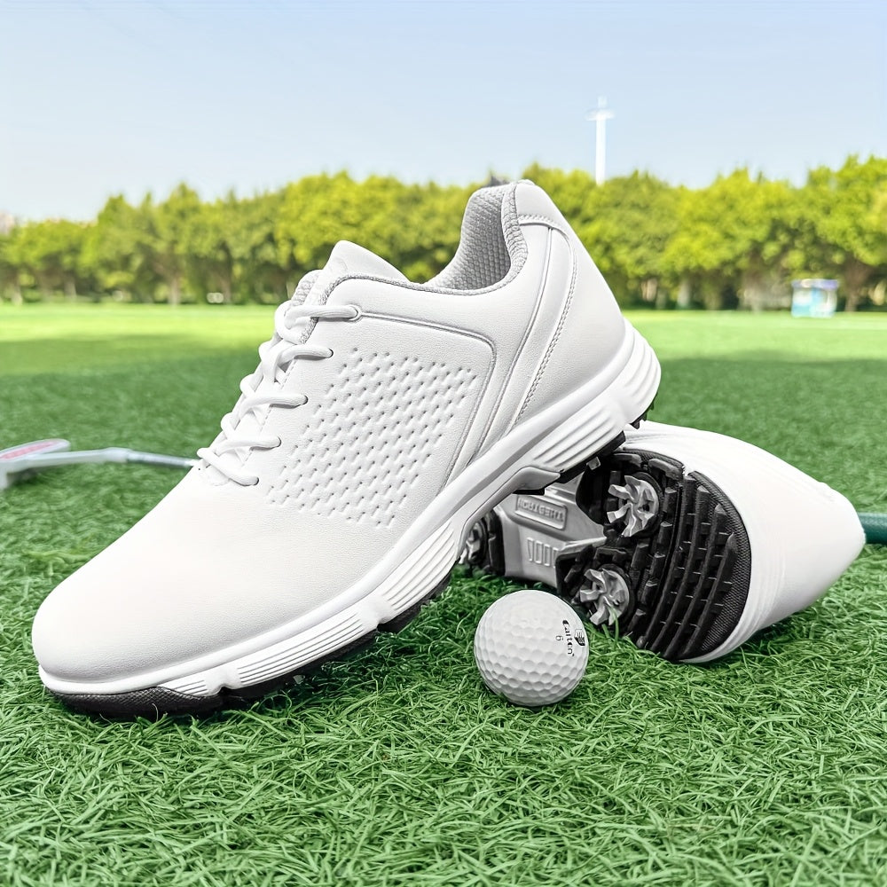 Sneakers, Men's Golf Shoes Outdoor Sports Leisure Lightweight Golf Shoes for Men Non-Slip Big Size 7-15 Comfortable Fashion Professional Golf Sport Training Shoes