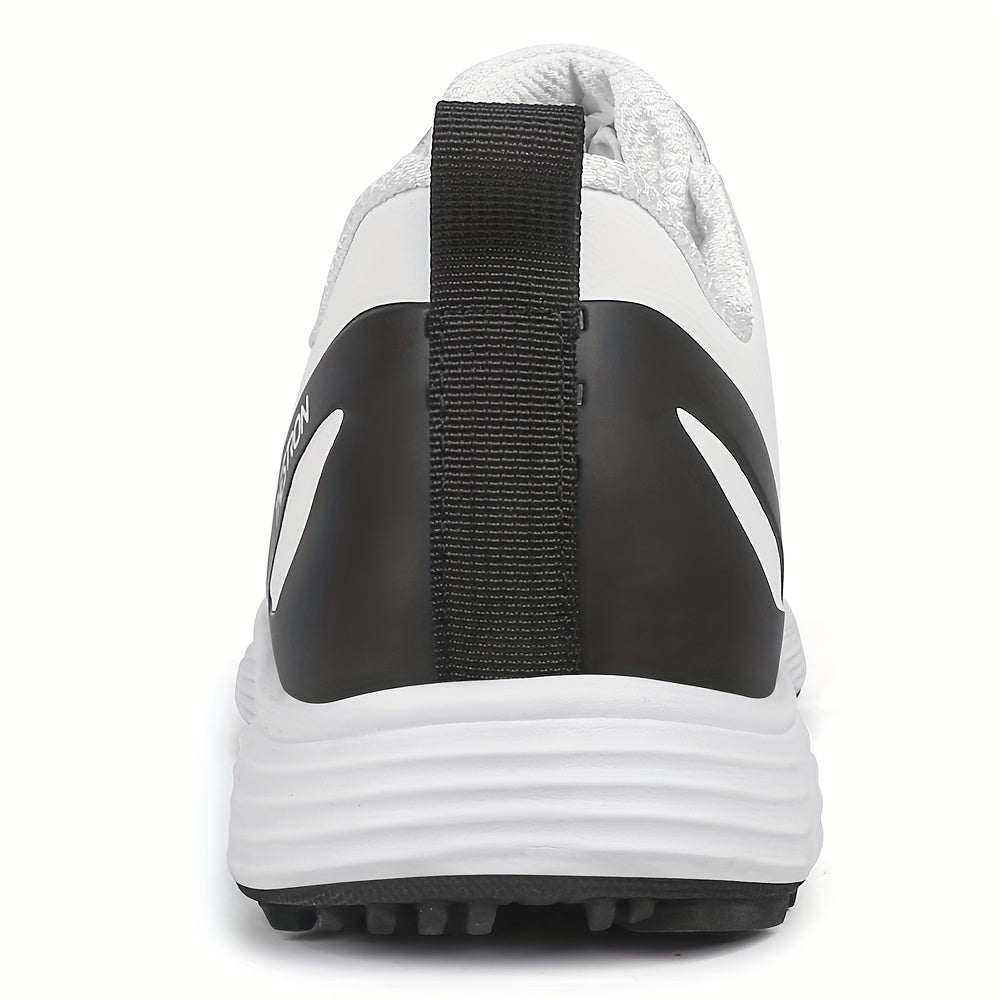 Sneakers, Men's Golf Shoes Outdoor Sports Leisure Lightweight Golf Shoes for Men Non-Slip Big Size 7-15 Comfortable Fashion Professional Golf Sport Training Shoes