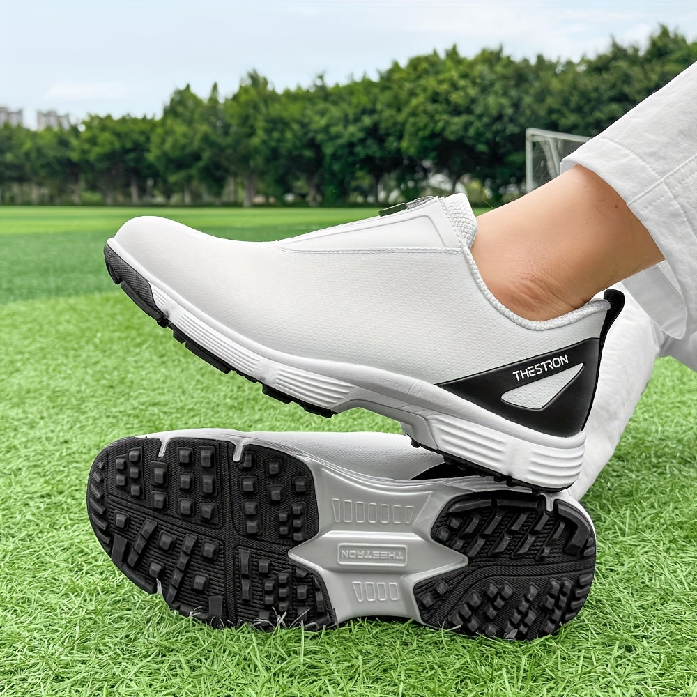 Sneakers, Men's Golf Shoes Outdoor Sports Leisure Lightweight Golf Shoes for Men Non-Slip Big Size 7-15 Comfortable Fashion Professional Golf Sport Training Shoes