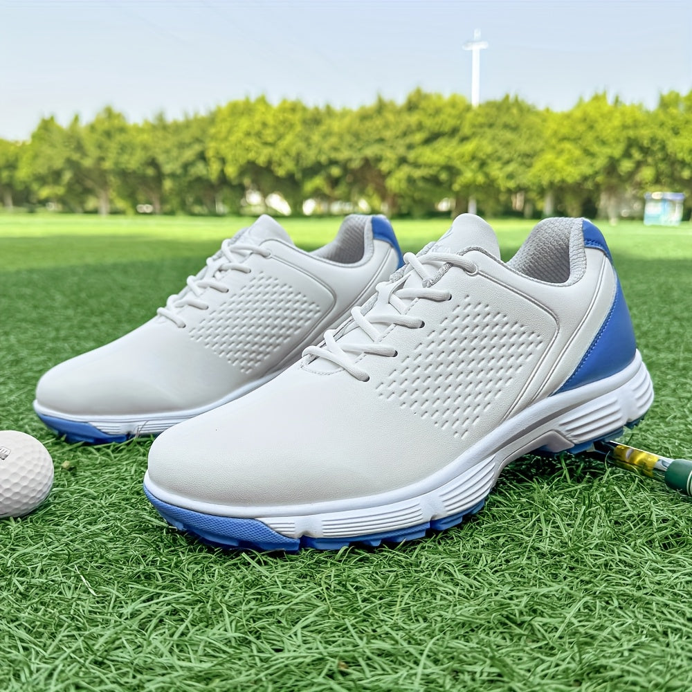 Sneakers, Men's Golf Shoes Outdoor Sports Leisure Lightweight Golf Shoes for Men Non-Slip Big Size 7-15 Comfortable Fashion Professional Golf Sport Training Shoes