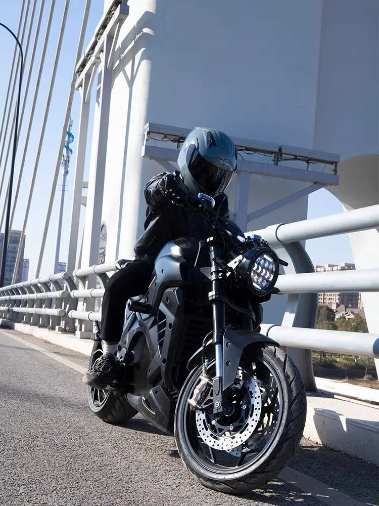 CHN | Fashion Super Cool 12000W Electric Racing Motorcycle with Lithium-ion Battery 72V High Speed