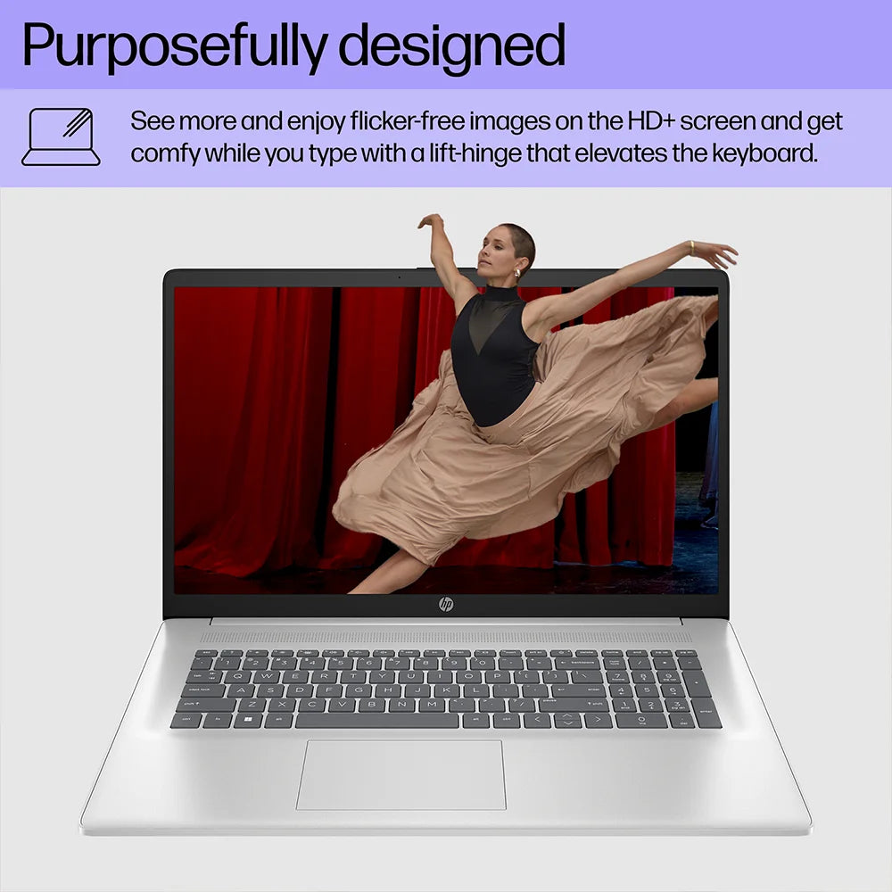 HP 17.3" HD+ Touchscreen Business Laptop,AMD Ryzen 5 7530U(Beats i7-1165G7) Laptops Computer,Up to 64GB RAM,4TB SSD,WiFi 6