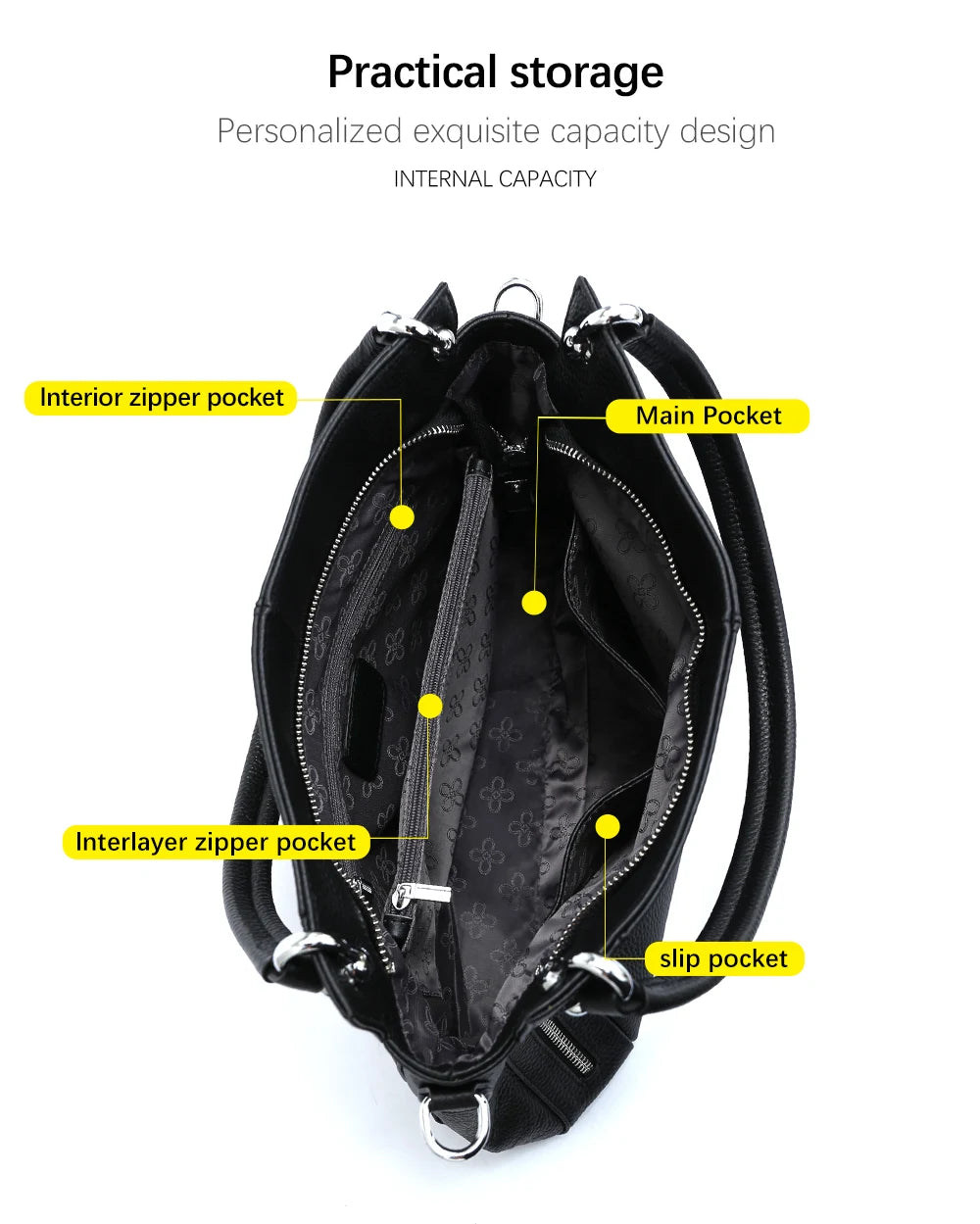 Zency 100% Genuine Leather Handbag Female Classic Simple Vintage Women Shopper Tote Lady Shoulder Bag Commuter Casual Crossbody