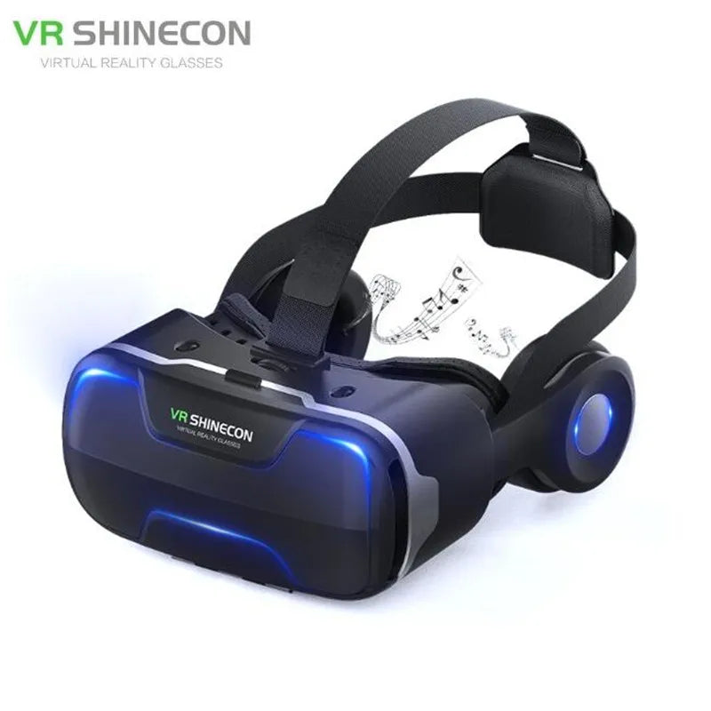 Blu-Ray Virtual Reality Glasses Stereo HD IMAX 3D Glasses Google Cardboard Box VR Headset Helmet for Phone,Support Game Joystick