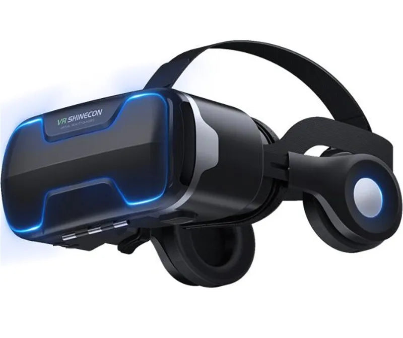 Blu-Ray Virtual Reality Glasses Stereo HD IMAX 3D Glasses Google Cardboard Box VR Headset Helmet for Phone,Support Game Joystick