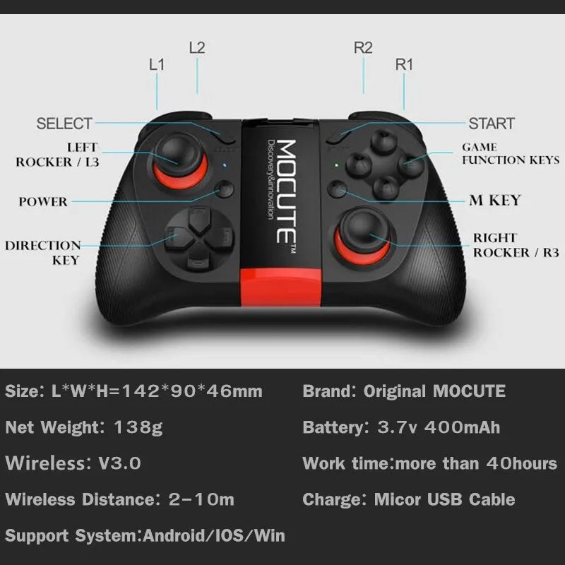 Blu-Ray Virtual Reality Glasses Stereo HD IMAX 3D Glasses Google Cardboard Box VR Headset Helmet for Phone,Support Game Joystick