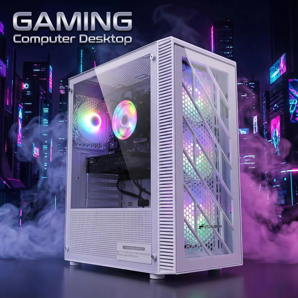 Gaming Desktop PC with GeForce GTX 1660 Super 6G Intel Core i7 16GB DDR4 1TB SSD WiFi 6 Windows 11 Home RGB Fans