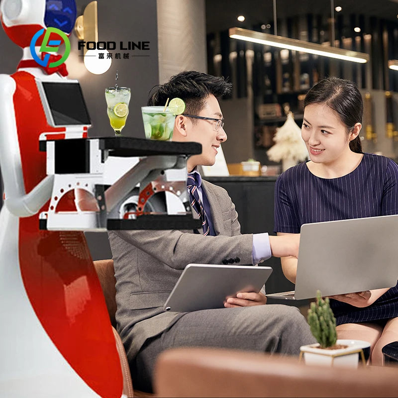 Humanoid Size Intelligent Delivery Robot Restaurant Service Robot