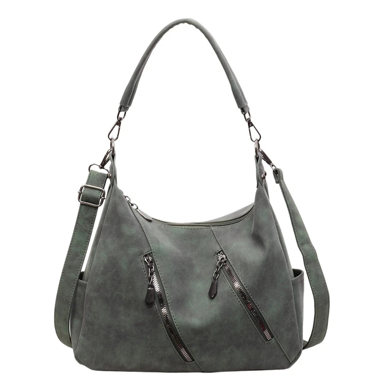 High Quality Scrub Soft PU Leather Shoulder Crossbody Bags for Women Designer Luxury Women Bags Female Handbags Casual Tote Sac