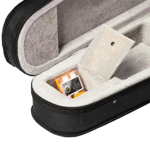 Full Size Matte Black 4/4 Spruce Panel Wooden Violin Set with Case Bow Rosin  4 Strings Shoulder Rest Turner Cleaning Cloth