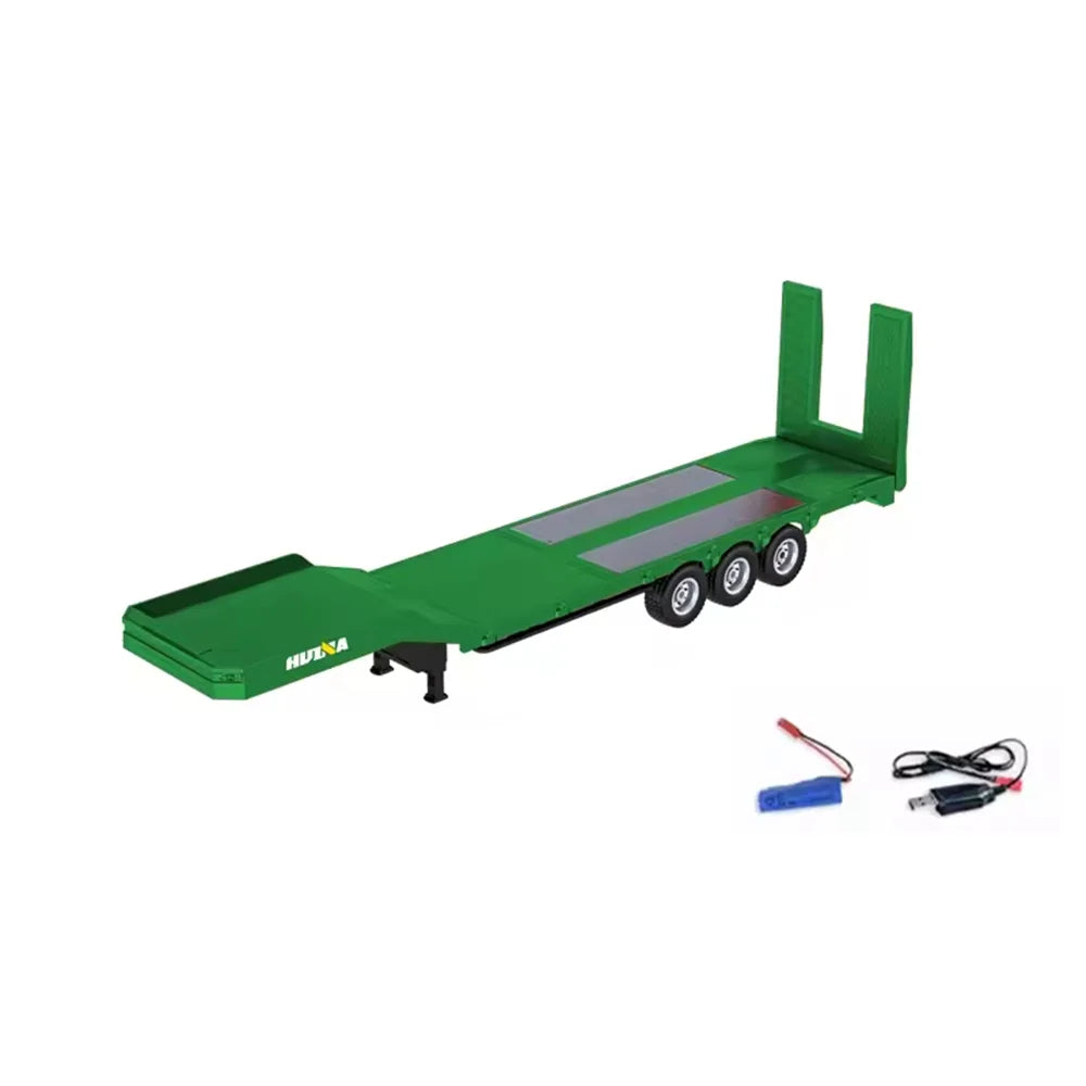 HUINA 770S Rc Truck Trailer Tractor 1/18 1501 Remote Control Car 19 Ch Electric Machine Engineering Cars Radio Controlled Toys