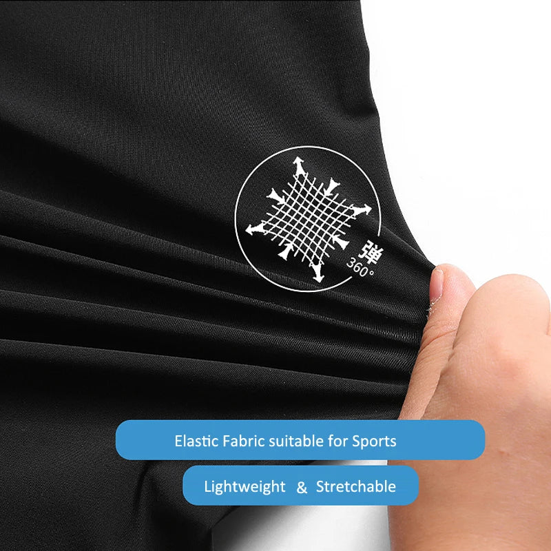 Summer Men's Sport Shorts Cool Sportswear Running Shorts Casual Bottoms Gym Fitness Training Jogging Short Pants Men Black Gray