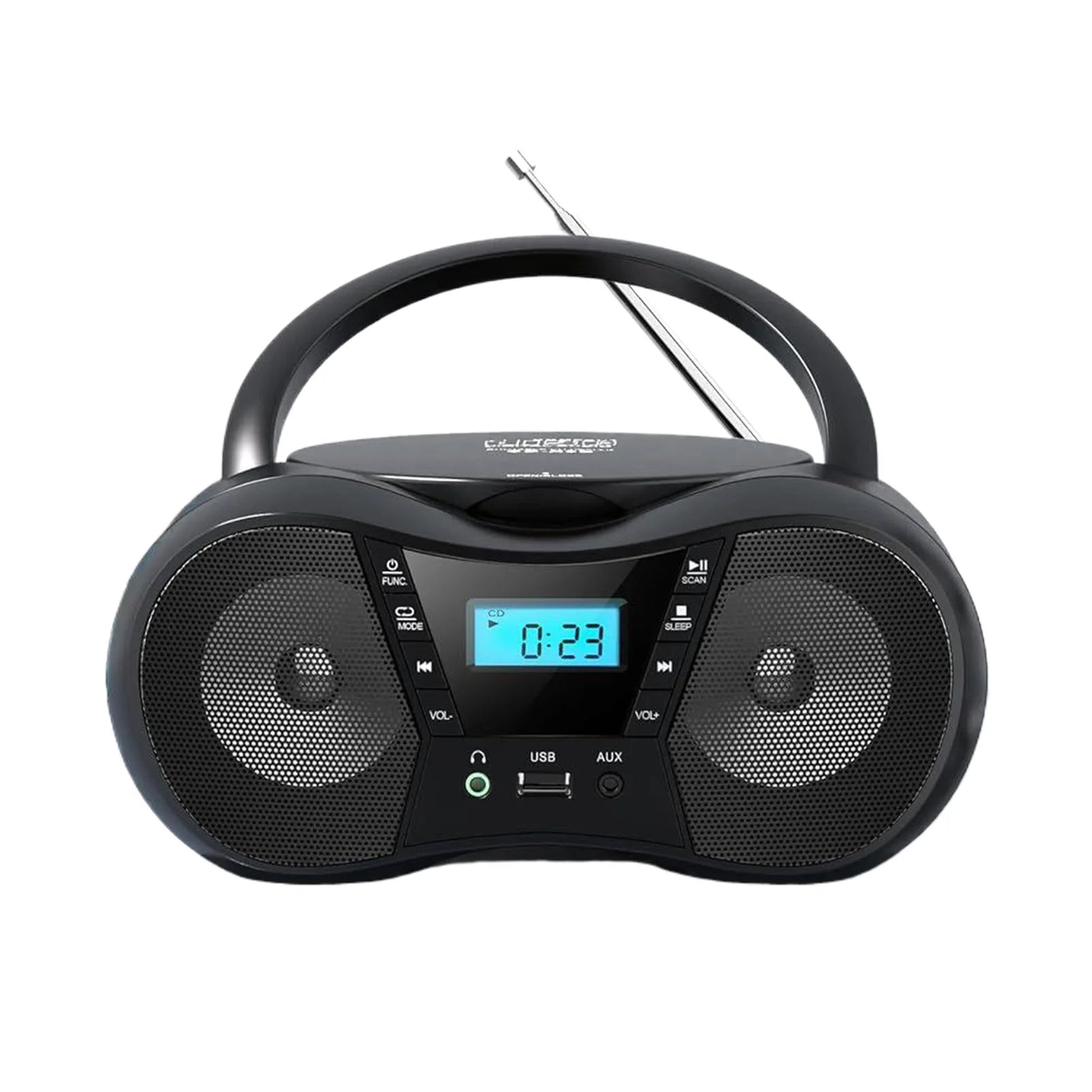Portable CD Player Bluetooth Boombox CD Player AM/FM Radio Stereo Player, Compatible For CD/CD-R/RW Radio For Home