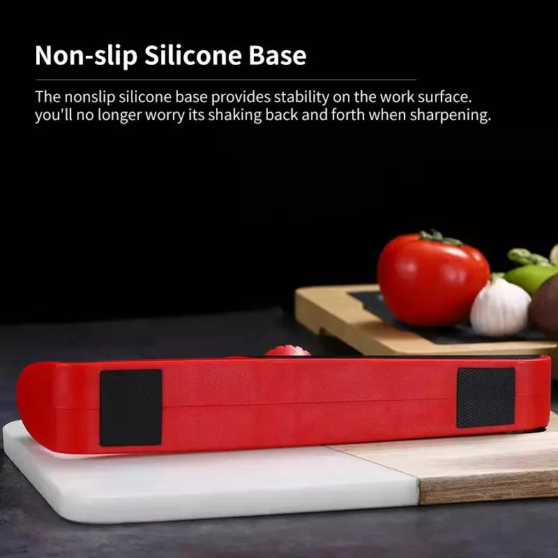 Knife Sharpener 5 in 1 Adjustable Angle Kitchen Grinding Machine Professional Knife Scissors Sharpening Tools with cut resistant