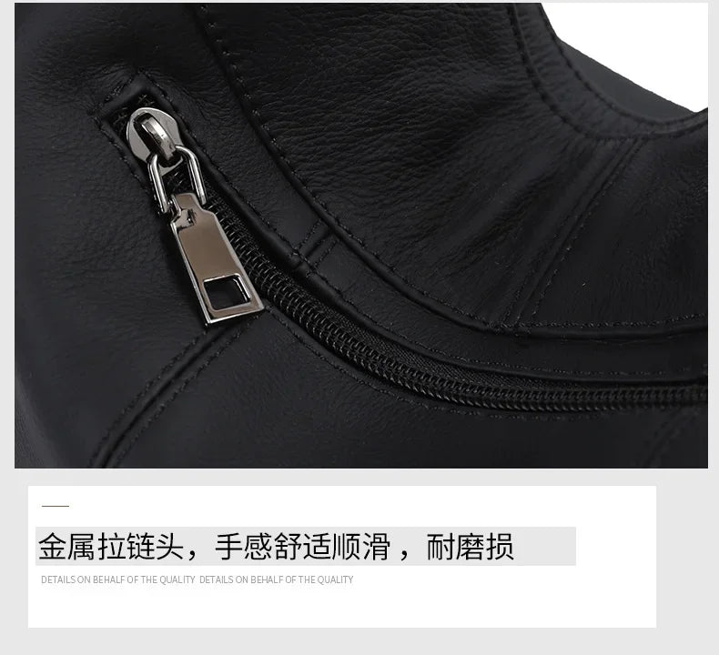 2025 Luxury Women's Handbag - Genuine Cow Leather, Large Capacity & Versatile Shoulder/Crossbody/Tote Commuting Bag