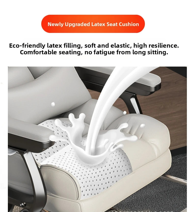 Leather Office Chairs Modern Mobile Ergonomic Computer Playseat Cushion Accent Chair Swivel Chaises De Bureau Luxury Furniture